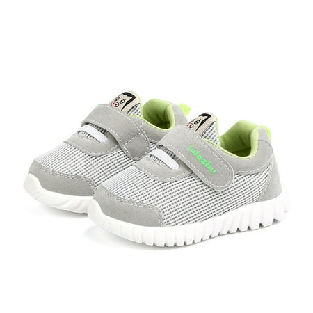 

Toyella Toddler Shoes Boy Breathable Sports Shoes Baby Mesh Shoes Grey 17