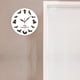 thumbnail image 4 of 2x Relojes de pared Decoración silenciosa Decoración artística Perro para el hogar Comedor Interior Macarena Reloj de pared, 4 of 8