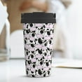 thumbnail image 6 of Picia Cute Animal with Cow Pattern 500ml Carry Insulated Coffee Mug, Stainless Steel Travel Mug with Hidden Handle, Leak-Proof for Car, Office, Home, and Outdoor Use, 6 of 8