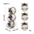 thumbnail image 2 of Christmas Tree Stickers Christmas Ball Red Foam Star Decorations, 2 of 2