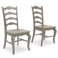 thumbnail image 2 of Homestyles Mountain Lodge Wood Dining Chair Pair in Gray, 2 of 9