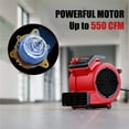 thumbnail image 3 of Vacmaster Red Edition AM201 1101 550 CFM Portable Air Mover Floor and Carpet Dryer, 3 of 7