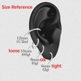 thumbnail image 3 of 5/10 PCS 16G Seamless Septum Nose Piercing Rings Zirconia Segment Tragus Hoop Rings 316 Stainless Steel Helix Ring Stack Clickers Ear Plugs Hangers Women Body Jewelry, 3 of 7