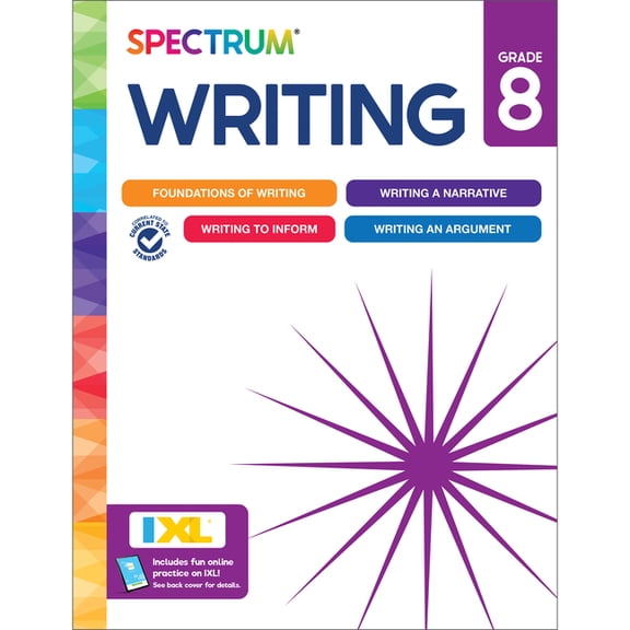 Spectrum Spectrum Writing Workbook, Grade 8, (Paperback)