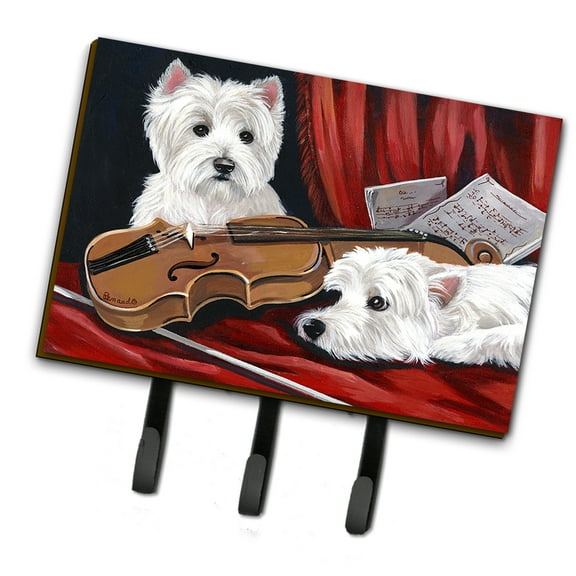 Westie Fiddlers Leash or Key Holder