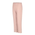 thumbnail image 5 of Pink Pants for Women Trousers Cotton Solid Color Daily Woman Pants Clearance, 5 of 5