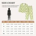 thumbnail image 4 of Vsdgher Green Frog Pajamas Set Long Sleeve Sleepwear Womens Button Down Nightwear Pj Sets-Small, 4 of 7