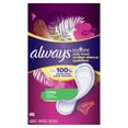 thumbnail image 3 of Always Radiant Daily Liners Light Absorbency, Long Length, Up to 100% Odor Free and Fragrance Free, with Edge-2-Edge Adhesive, 3 of 13