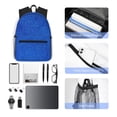 thumbnail image 4 of Balery Blue Glitter Mochila para Mujeres y Hombres, Mochila Ligera Casual para Viajes, Mochila Clásica Básica para la Universidad, 4 of 6
