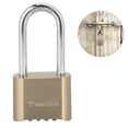 thumbnail image 4 of Cadenas à combinaison en laiton à 4 chiffres pour valise et bagages, 4 of 4