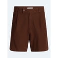thumbnail image 5 of Free Assembly Men's Linen Blend Pleated Shorts, 7.75" Inseam Sizes 30-40, 5 of 6