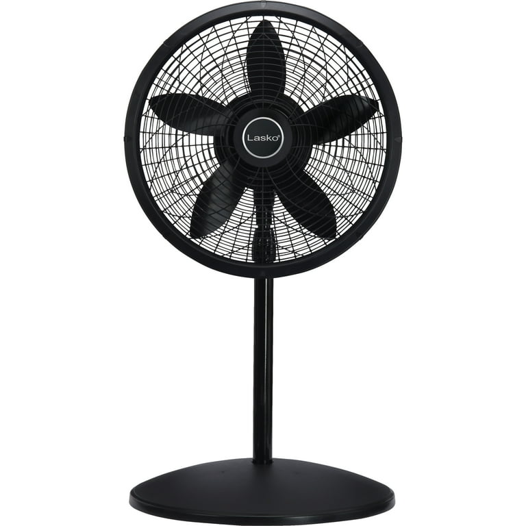 Lasko 18 Adjustable Elegance and Performance Pedestal Fan in Black -  Walmart.com