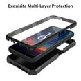 thumbnail image 7 of TJS for Boost Mobile Celero 5G 2024 (3rd Version) Phone Case, with Built-in Screen Protector, Full Body Protective Heavy Duty Hybrid Bumper Cover for Celero3 5G (Black), 7 of 7