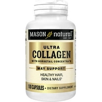 Mason Natural Ultra Collagen with Horsetail Concentrate - Supports Healthy Hair, Skin & Nails, Premium Beauty Supplement, 100 Capsules