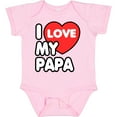 thumbnail image 3 of Inktastic I Love My Papa Boys or Girls Baby Bodysuit, 3 of 5