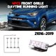 thumbnail image 2 of 4 luces LED de rejilla, para Toyota Rav4 2016 2017 2018 2019, amarillo Afortunado Sencillez, 2 of 5