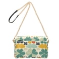 thumbnail image 2 of FORMRS Women Crossbody Purse with Chain Strap Vegan Leather Shoulder Handbag, Beige Clover Pattern, 2 of 7