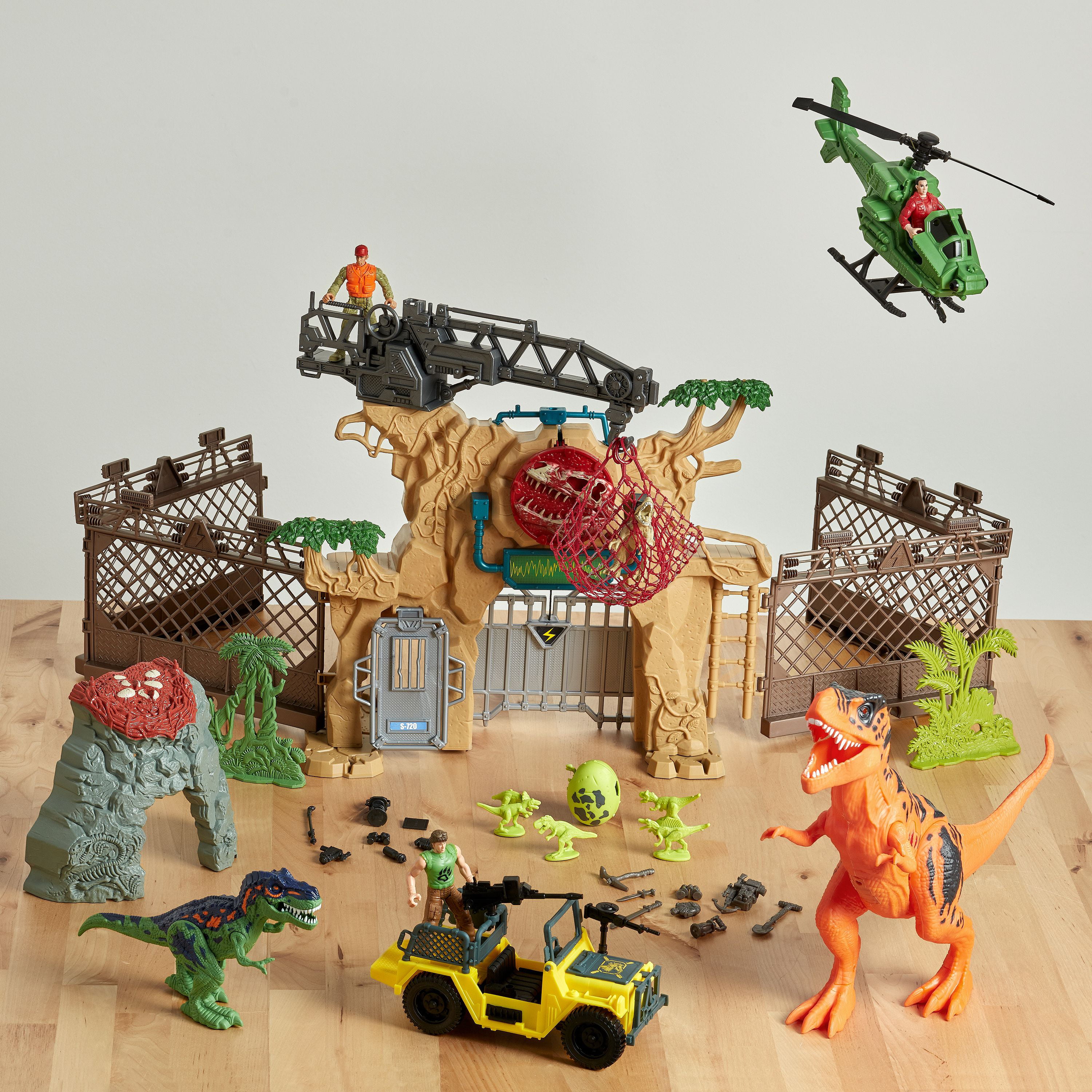 New In Box!! 46 piece Kid Connection Dinosaur Gate Play Set 