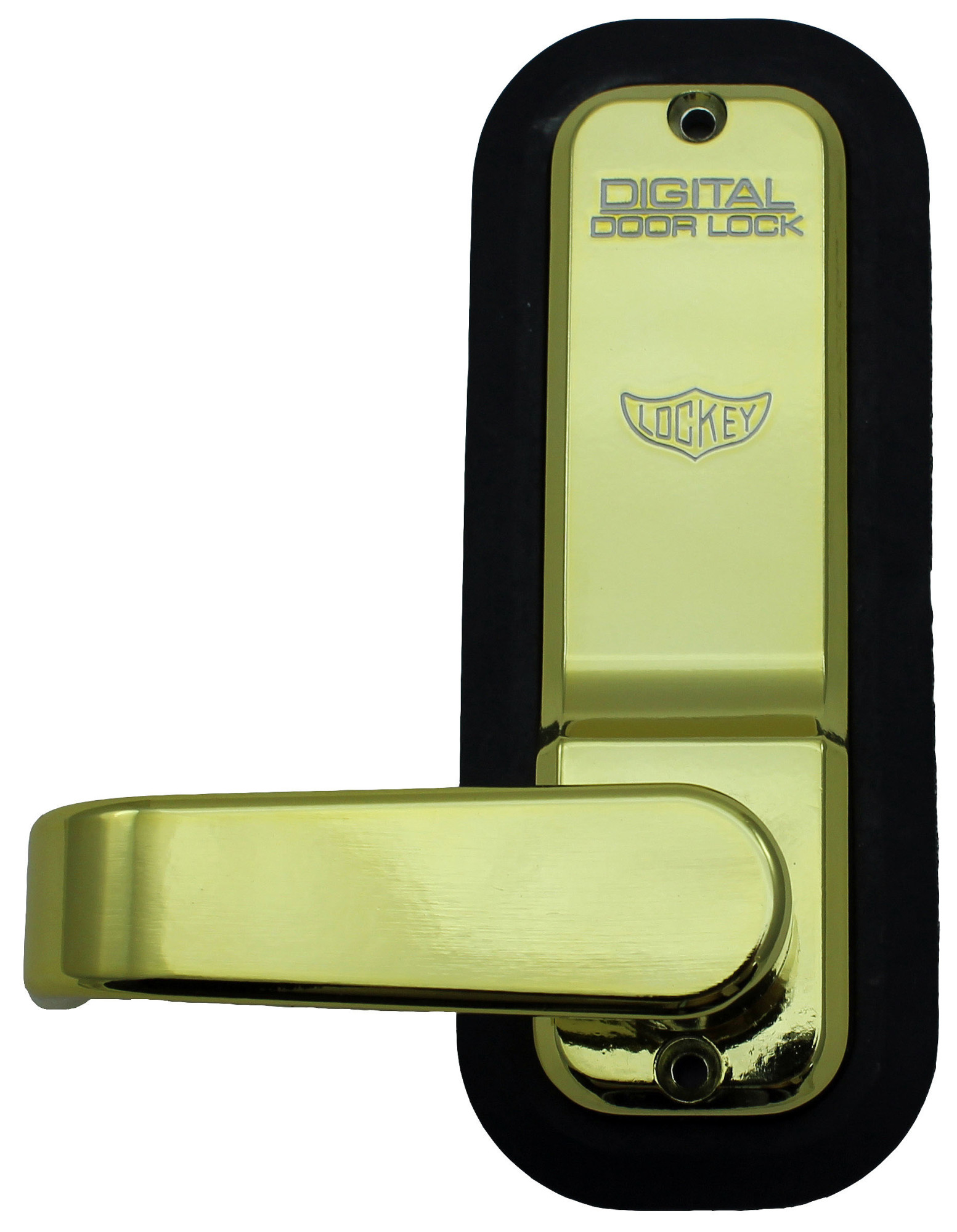 Lockey 2835 2000 Series Keyless Entry Single Combination Mechanical Lever Set - Brass - image 3 of 7