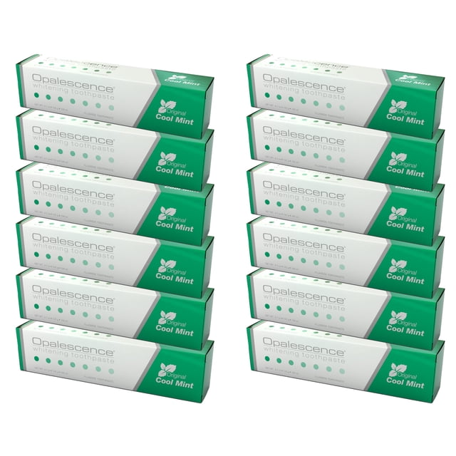 Pasta de dientes Opalescence Whitening Cool Mint, 140 ml, paquete de 12