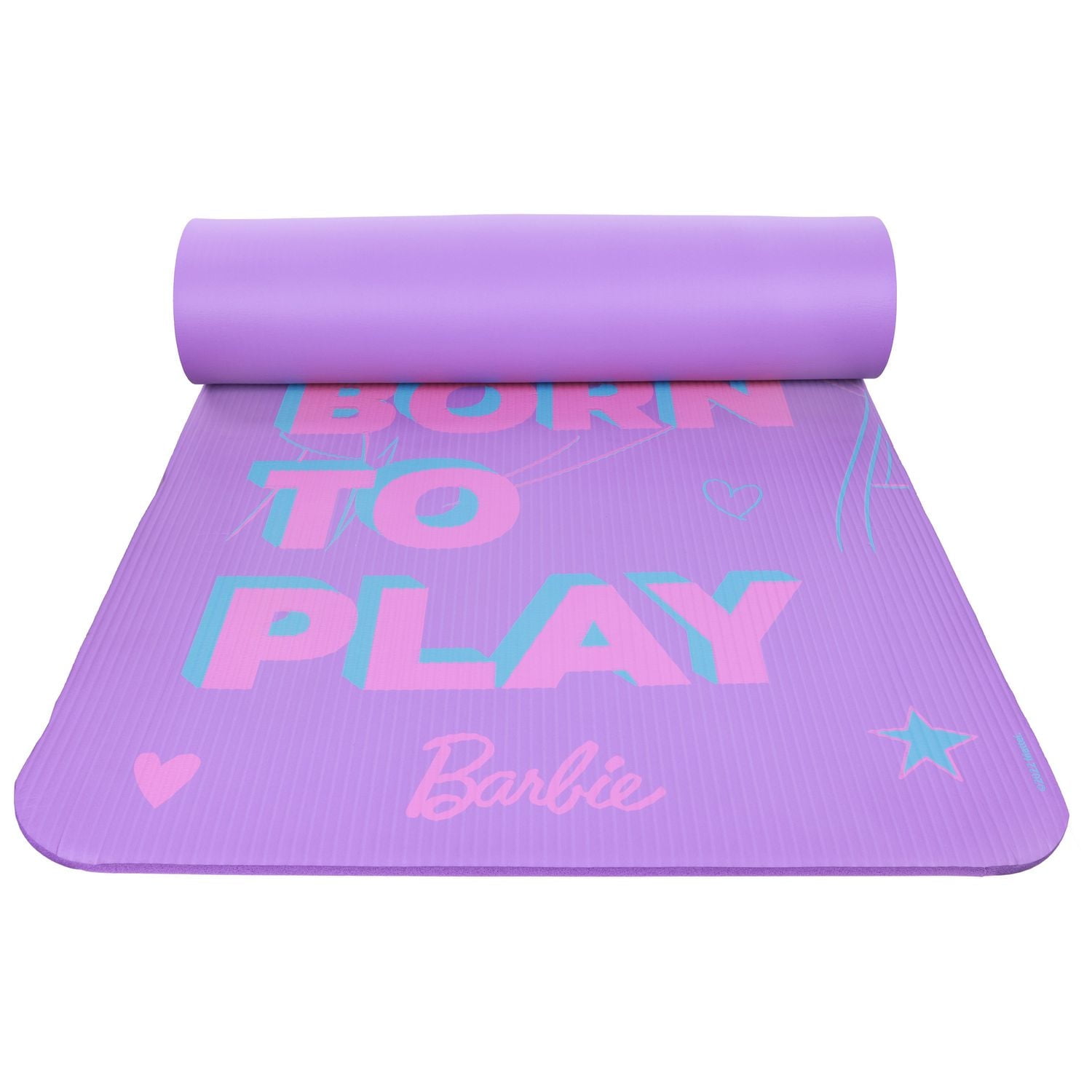 Mattel Barbie 10mm Exercise Mat – 24” x 60” – Purple