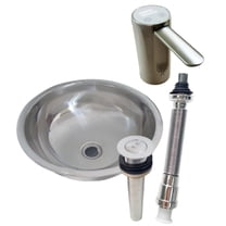 Camping Stainless Steel Sink and Faucet Set