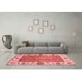 thumbnail image 3 of Ahgly Company Machine Washable Indoor Rectangle Oriental Red Traditional Area Rugs, 8' x 10', 3 of 4