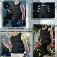 thumbnail image 3 of COMFREE Sauna Shirt for Men Waist Trainer Sweat Vest Zipper Body Shaper with Adjustable Tank Top, 3 of 6