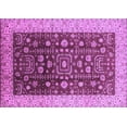 thumbnail image 1 of Ahgly Company Indoor Rectangle Oriental Purple Traditional Area Rugs, 2' x 4', 1 of 4