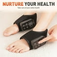 thumbnail image 4 of 2PC FootRenew Triple Method Massager The Official  Electric Foot and Ankle Massager Heated Wrap with 3 Vibration Modes and 5 Heat Levels -Cordless Portable Design, 4 of 8