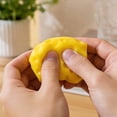 thumbnail image 5 of Crunchy Cheese Squishy, Crunchy Squishy Stress Ball, ASMR Tactile Sensory Fidget Squeeze Toy for Adults, Ideal Desk Fidget Toy for Stress Relief and Relaxing Sensory Play at Home and Office, 5 of 6