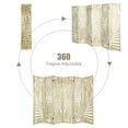 thumbnail image 4 of Hofitlead 6 Panel Wood Folding Room Divider,7.8 Ft Tall Wood Screen, Freestanding Portable Partitions,Light Brown, 4 of 7
