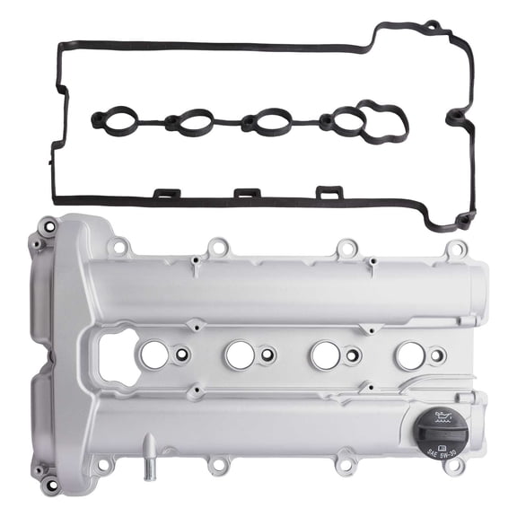 MITZONE Aluminum Valve Covers Compatible with Chevy Cobalt HHR Malibu Pontiac G5 G6 Solstice Saturn Aura Ion Sky Vue 2006-2012 Replace 12614738 12587283