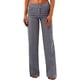 thumbnail image 1 of Pantalones elásticos de cintura baja para mujer con bolsillos, pantalones de vestir con pierna acampanada, pantalones pequeños para trabajo de oficina BusinessD-gray-double ButtonMedium, 1 of 5