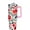 Flower Red, variant on 40oz Tumbler with Handle and Straw Lid | Vacuum Insulated Leak Proof Tumbler | Stainless Steel Travel Mug Water Bottle Cup Keeps Cold & Hot | Terrazzo