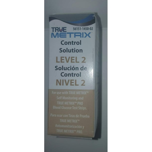 Control Solution Level 2 for TRUE Metrix Meter (1 Each)