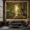 thumbnail image 6 of Painting Forest Glade With Detailed Right Massive Ancient, Mystical Fantasy for Space Lovers, Galaxy Room Decor, Valentine's Day Gift, Tapestry Wall Hanging for Bedroom and Dorm, 6 of 7
