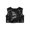 Black, variant on QHFBli Kids Sequin Dot Crop Tank Tops, Shiny Round Neck Sleeveless Vests, Sparkly Stage & Dance Performance Outfits for Girls Black 15-18 Years