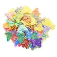 thumbnail image 1 of 100pcs Art Confetti Holographic Colorful Craft Shaking Cards Decor, 1 of 8