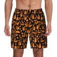 thumbnail image 2 of Goofa Cute Squirrel Printed Men's Swim Trunks Board Shorts Quick Dry Mens Swimming Trunks with Compression Liner,Breathable Fit Hawaii Beach Shorts-, 2 of 9