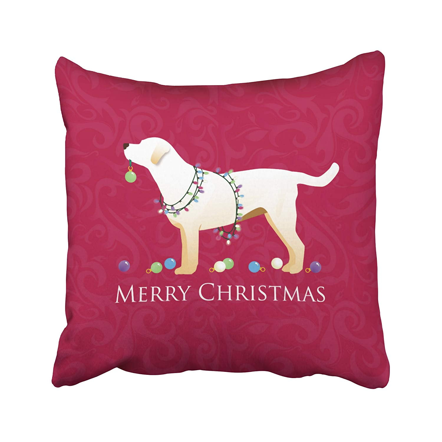 BPBOP Holiday Yellow Labrador Retriever Merry Christmas Design