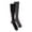 Good Vibes Black, variant on MUK LUKS Women's Regular Width Compression Cotton Knee-High Socks, 2-Pack, Shoe Size 6-10