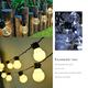 thumbnail image 3 of Cadena de luces LED solares - Luz de patio impermeable - Cadena de luces duraderas para exteriores, porche Ormromra CPB-SSW88-3, 3 of 5