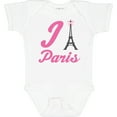 thumbnail image 3 of Inktastic I Love Paris Eiffel Tower Girls Baby Bodysuit, 3 of 5