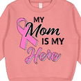 thumbnail image 3 of Inktastic My Mom is My Hero Breast Cancer Awareness Toddler Sweatshirt, 3 of 4
