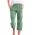 thumbnail image 3 of Kmdttou Women's Comfortable Cropped Leisure Pants Color Sweatpants Yoga Pants on Clearance!, 3 of 6