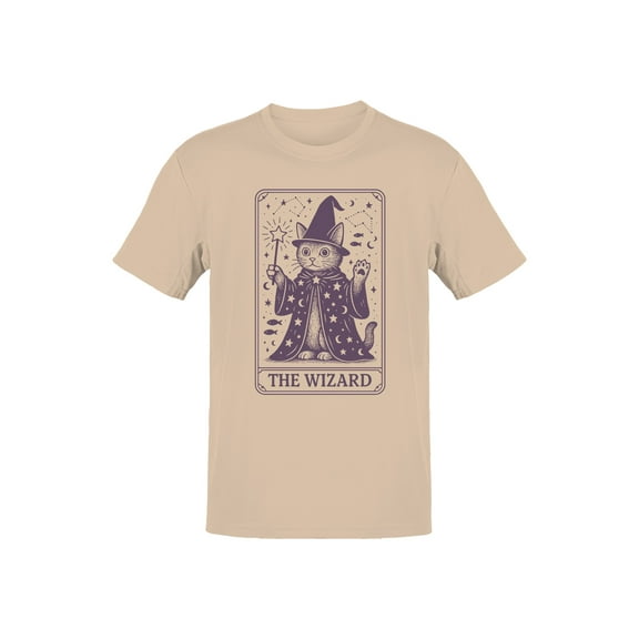 Enchanted Cat Wizard Art Men's T-shirt