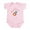 Petal Pink, variant on CafePress - Pacifist Infant Bodysuit - Baby Light Bodysuit, Size Newborn - 24 Months