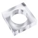 thumbnail image 5 of EeaseMX Servilleteros cuadrados de acrílico, decorativos, para bodas, banquetes, fiestas, cenas (transparentes), 5 of 7