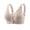Gray, variant on yievot Wireless Bras for Women Front Closure Full Coverage Bra Comfort Push up Front Close Bra for Seniors Everyday Wirefree Bras